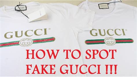 gucci t shirt original vs fake|genuine Gucci t shirts.